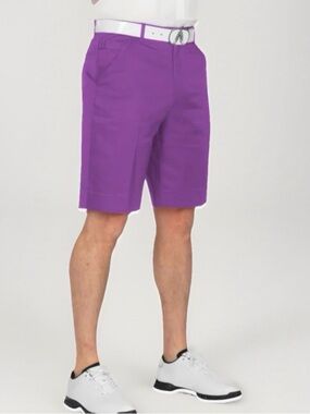 34x9” Royal & Awesome shorts. Purple. 12” rise. 97% cotton, 3% spandex.  NWOT